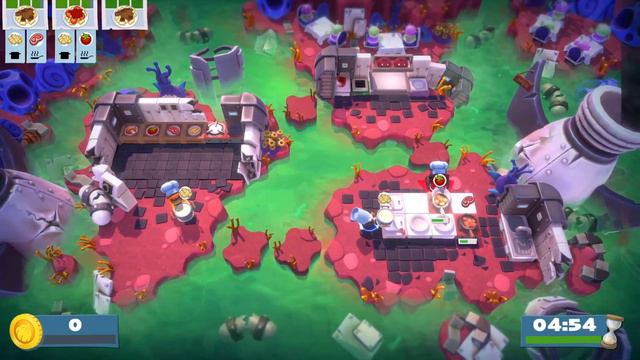 Overcooked 2 5-6, 4 Stars (3 Players) 4 Starring in the Void🌀🌠 смотреть онлайн