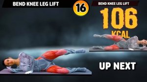 BURN BELLY, THIGHS & LEGS AT HOME | LYING LAZY WORKOUT