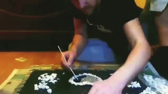 #сделаноруками #madebyhands Коврик из гальки. смотреть онлайн