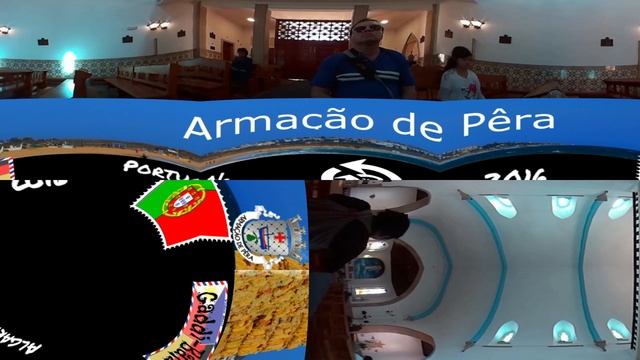 Algarve Portugal Urlaub, Armacao de Pera, 360 Grad Camera смотреть онлайн