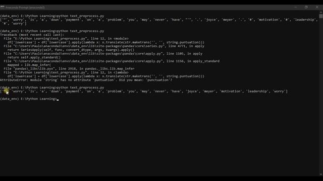 tpp3: Remove Punctuations in text preprocessing in Python | nltk pandas | machine learning смотреть онлайн