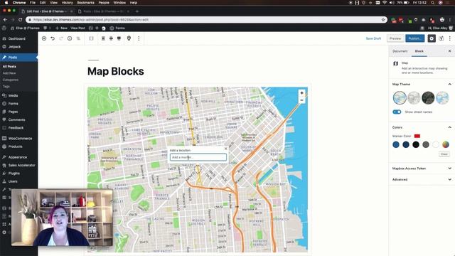 WordPress Gutenberg Map and Accordion Blocks смотреть онлайн