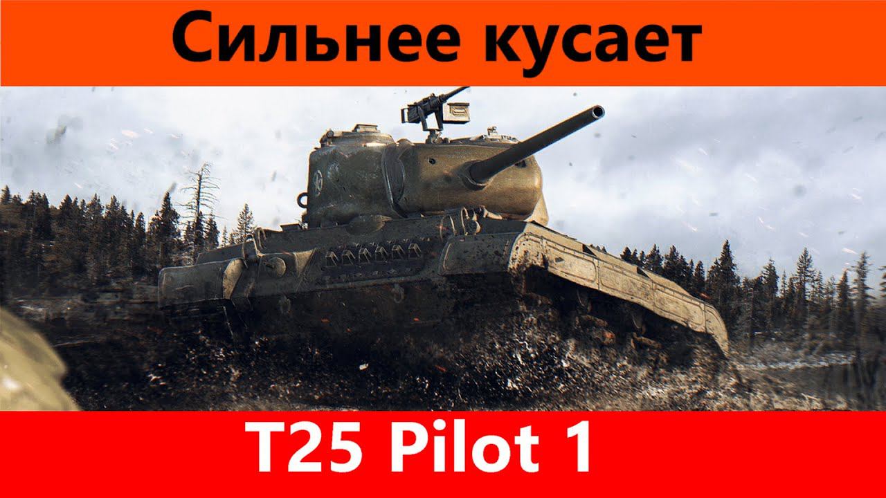 Обзор T25 Pilot 1 Его апнули, а он не изменился | Tanks Blitz смотреть онлайн