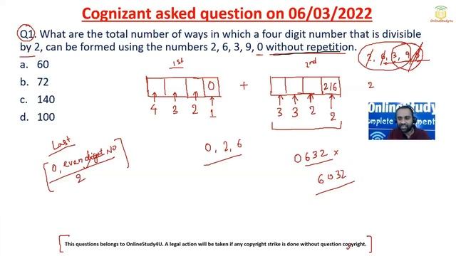 Cognizant New Exam Pattern | Cognizant 06/03/2022 Aptitude & Reasoning Questions Solved смотреть онлайн
