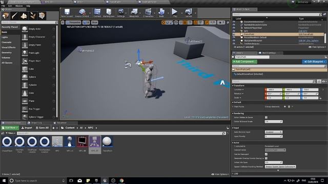 Unreal Engine 4 Tutorial - AI - Part 4 Patrolling NPC смотреть онлайн