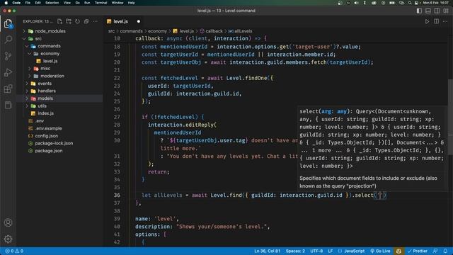 Rank/Level Command (Discord.js v14) смотреть онлайн