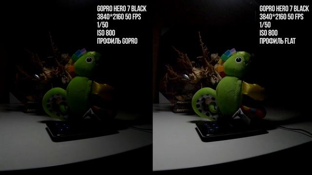 GOPRO HERO 7 BLACK ISO TEST (Тест при плохом освещении) смотреть онлайн