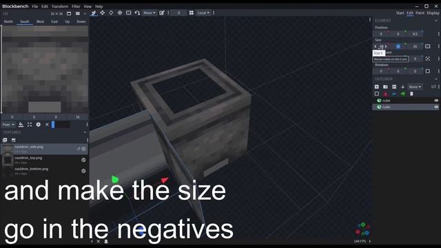 simple 3d block in blockbench | Minecraft смотреть онлайн
