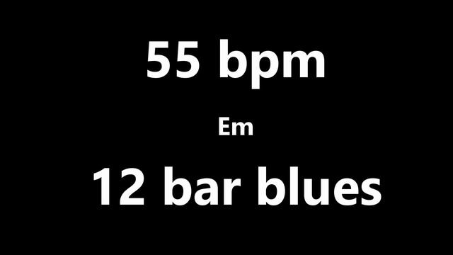55 bpm tempo ' 12 bar blues Em ' metronome 4/4 смотреть онлайн