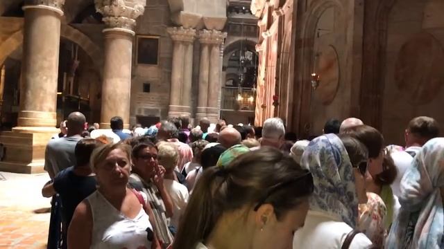 Храм Гроба Господня. Июнь 2017. Israel. Jerusalem . смотреть онлайн