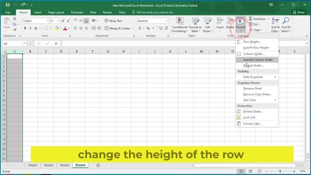 How to increase cell size in excel смотреть онлайн