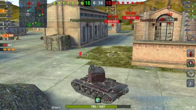 World of Tanks Blitz, ваншоты на КВ-2 (режим "Возрождение") (часть 3) смотреть онлайн