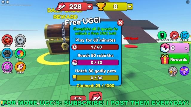 How To Get Hacker's Bucket in Get Fast Simulator (ROBLOX FREE LIMITED UGC ITEMS) смотреть онлайн