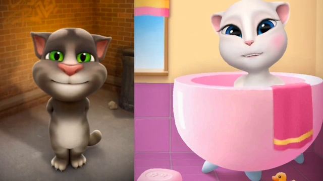 Talking Tom Vs My Talking Angela 2 -- Very Funny Video | Cartoon | Gameplay | Android смотреть онлайн
