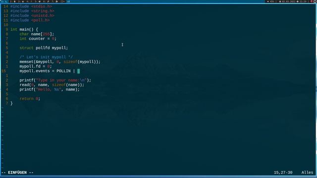 Tutorial: The poll function in GNU/Linux смотреть онлайн