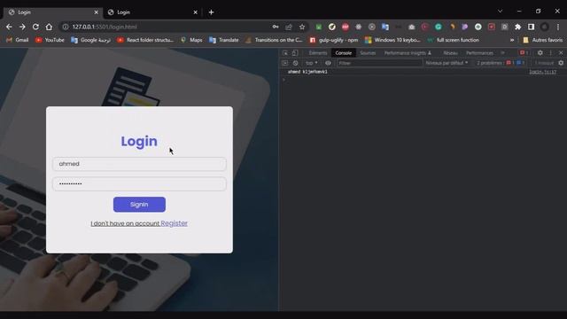 Building a Mini Blog From Scratch Part #7 | Build login form with JavaScript [Arabic] Darija смотреть онлайн