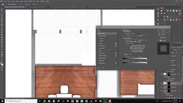 AUTOCAD PLAN IN PHOTOSHOP смотреть онлайн