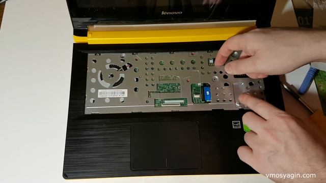 Ноутбук Lenovo Flex 2-14. Ремонт кнопки питания.