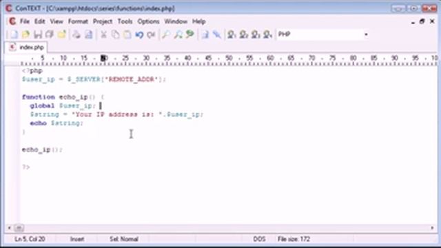 Anfänger PHP Tutorial-33 Globale Variablen und Funktionen смотреть онлайн