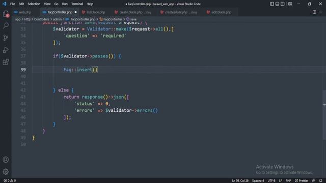 Laravel 8 Web App in Hindi - Part 10 | Backend | FAQ | Show | Create | Edit | Delete смотреть онлайн