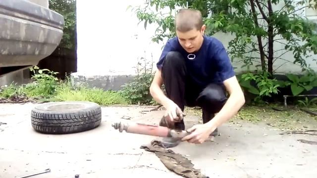Renault 11. Установка Волговских амортизаторов Fenox.
