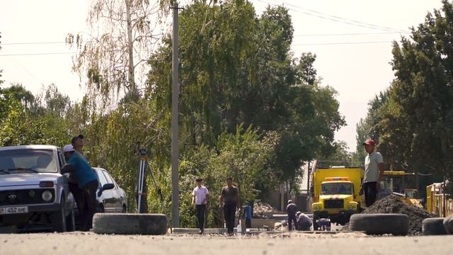 Ремонт отрезка улицы Пишпекской скоро завершится смотреть онлайн