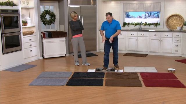 Don Aslett's Set of (2) 34" x 22" Indoor Microfiber Mats on QVC смотреть онлайн