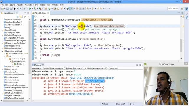 Lecture 78: Java Exception Handling with try-catch Programming Tutorial in Amharic | በአማርኛ смотреть онлайн