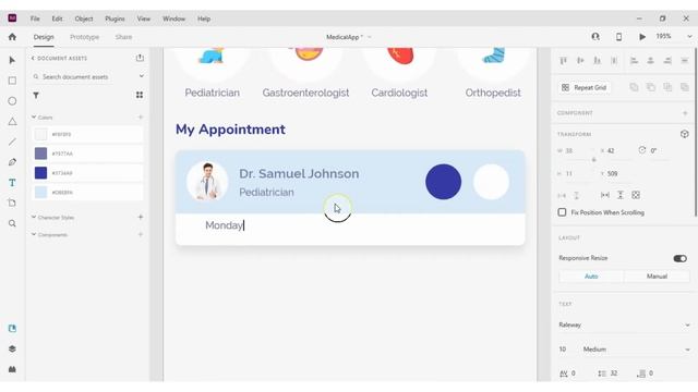 Mobile App UI Design in Adobe XD (Medical App UI / Healthcare App UI) - Speed Art - Tutorial 2021 смотреть онлайн