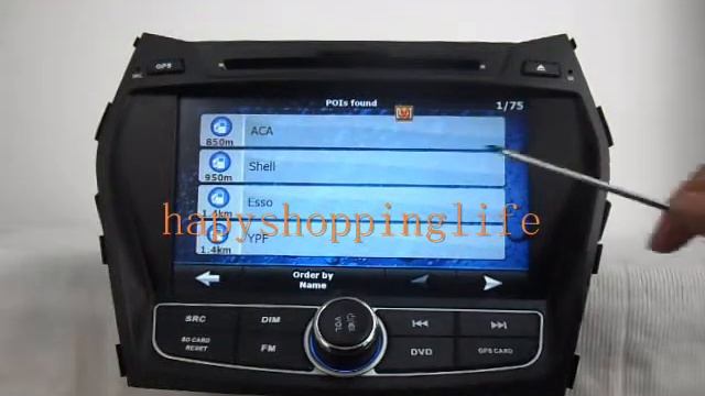 2013 Hyundai ix45/ Hyundai Santa Fe мультимедийное гу головное устройство магнитола смотреть онлайн