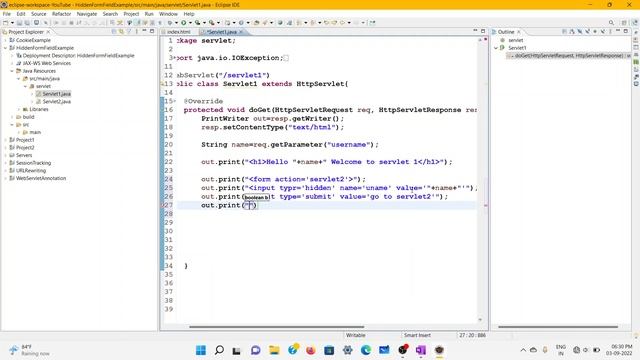 #13 - How Hidden Form Field Works in Session Tracking | Servlet Full Tutorial For Beginners 2023 смотреть онлайн