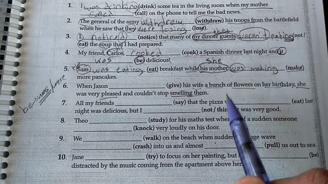 Simple Past Tense - Past Continuous Tense Soru Çözümü #english смотреть онлайн