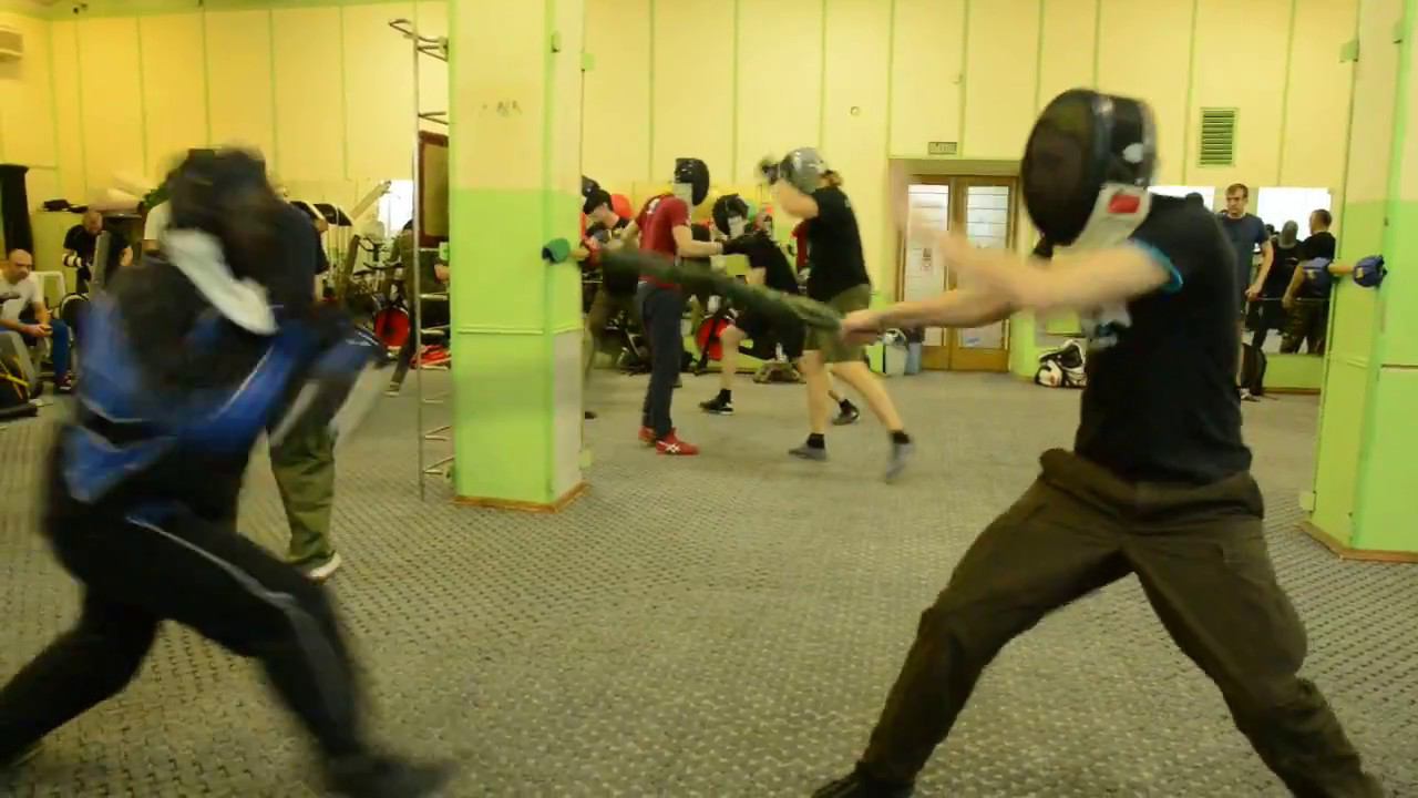 Открытые бои в школе Поток 2016. Дерусь на палках. смотреть онлайн