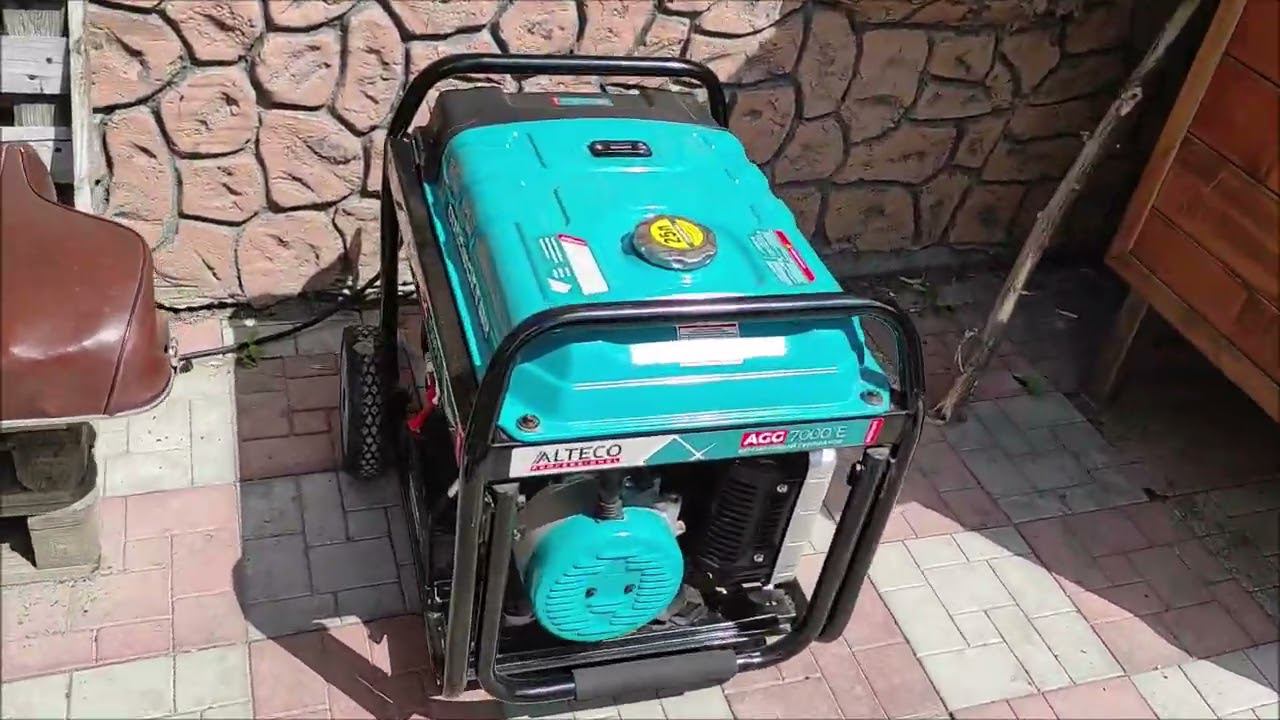 Обзор, Бензиновый генератор ALTECO APG 7000, (5500 Вт) смотреть онлайн
