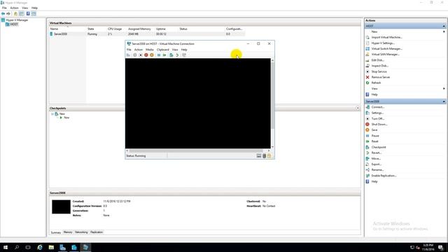 Add Network Adapter for Virtual Machine in Hyper-V 2016 смотреть онлайн