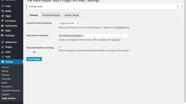 Introduction to The Hack Repair Guy's Plugin Archiver, a WordPress plugin смотреть онлайн
