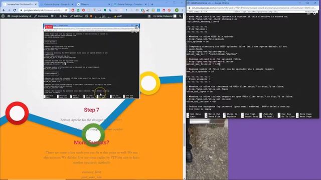Increase max post upload size in Google Cloud Platform web dev 100 смотреть онлайн