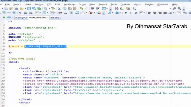 برمجة سكريبت اختصار الروابط الدرس 13 البرمجة Php Mysqli смотреть онлайн