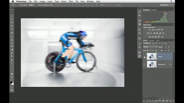 Photoshop Tutorial - Adding Motion Blur to a photo смотреть онлайн