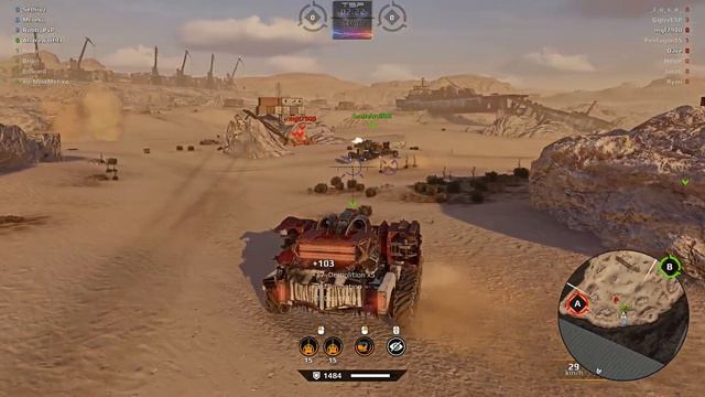 Crossout #677 ► NEW DAWN - Futuristic mech style Tank on Omni-directional wheels - Build & Gameplay смотреть онлайн