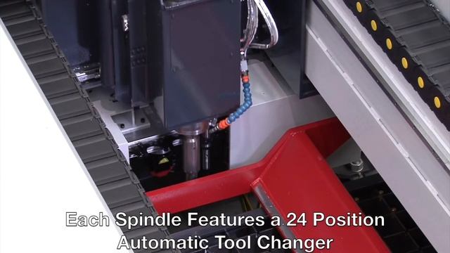 Tipo G Plate Processor with Dual Independent Spindles each with Sub Axis Positioning Doubles Produc смотреть онлайн