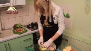 Красивая нарезка колбасы "Асорти"