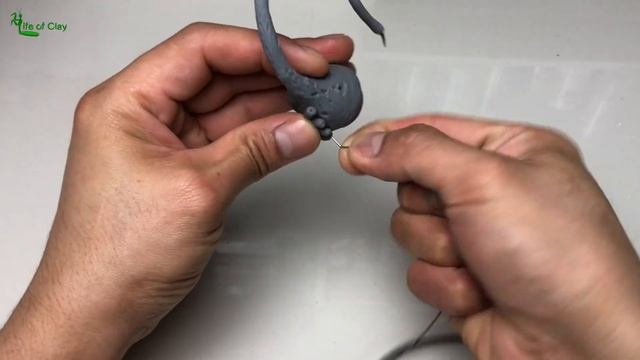 Sculpting Eye Spider _ Spider Sculpture _ Polymer Clay Sculpture _ Life Of Clay