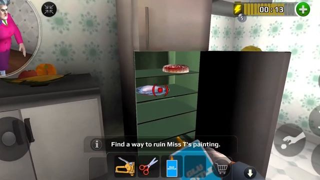 Scary Teacher 3D #5 | Chapter - Fun In The Sun| Level 2 - Flying Art | Gameplay Walkthrough смотреть онлайн