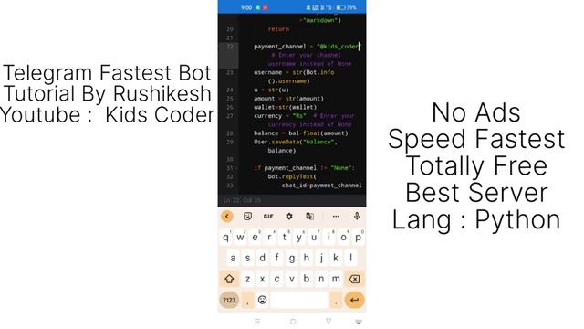 How to create telegram python reffer & earn bot using telebot creator | python for beginner смотреть онлайн