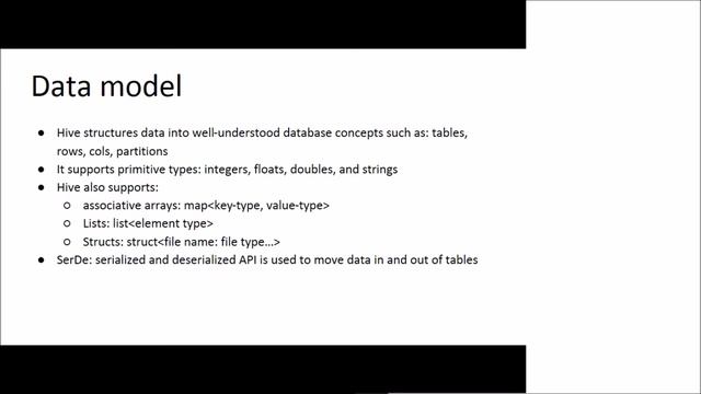 Introduction to Apache Hive смотреть онлайн