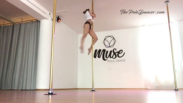 Pole Dance Combos for Intermediate / Advanced on Static & Spinning Pole смотреть онлайн