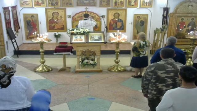 Божественная Литургия в Храме во имя Святых Целителей Космы и Дамиана 23.08.2020 г. смотреть онлайн