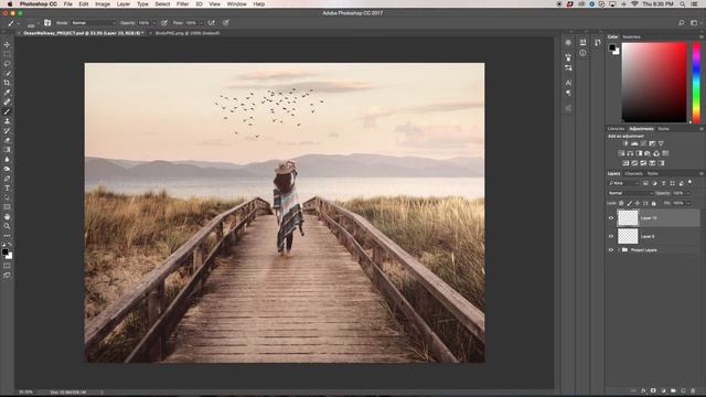 How To Add Birds To Your Photos Using Photoshop смотреть онлайн