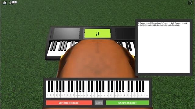 piano roblox song giorno giovanna theme смотреть онлайн